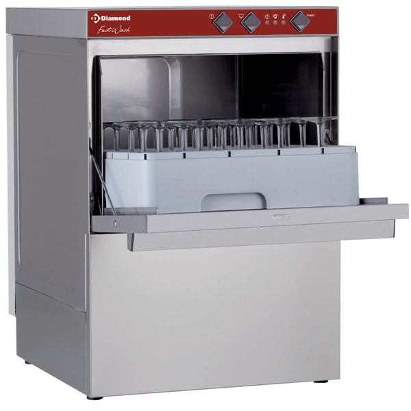 Glasopvasker og opvasker firkantet kurv 450x450 mm