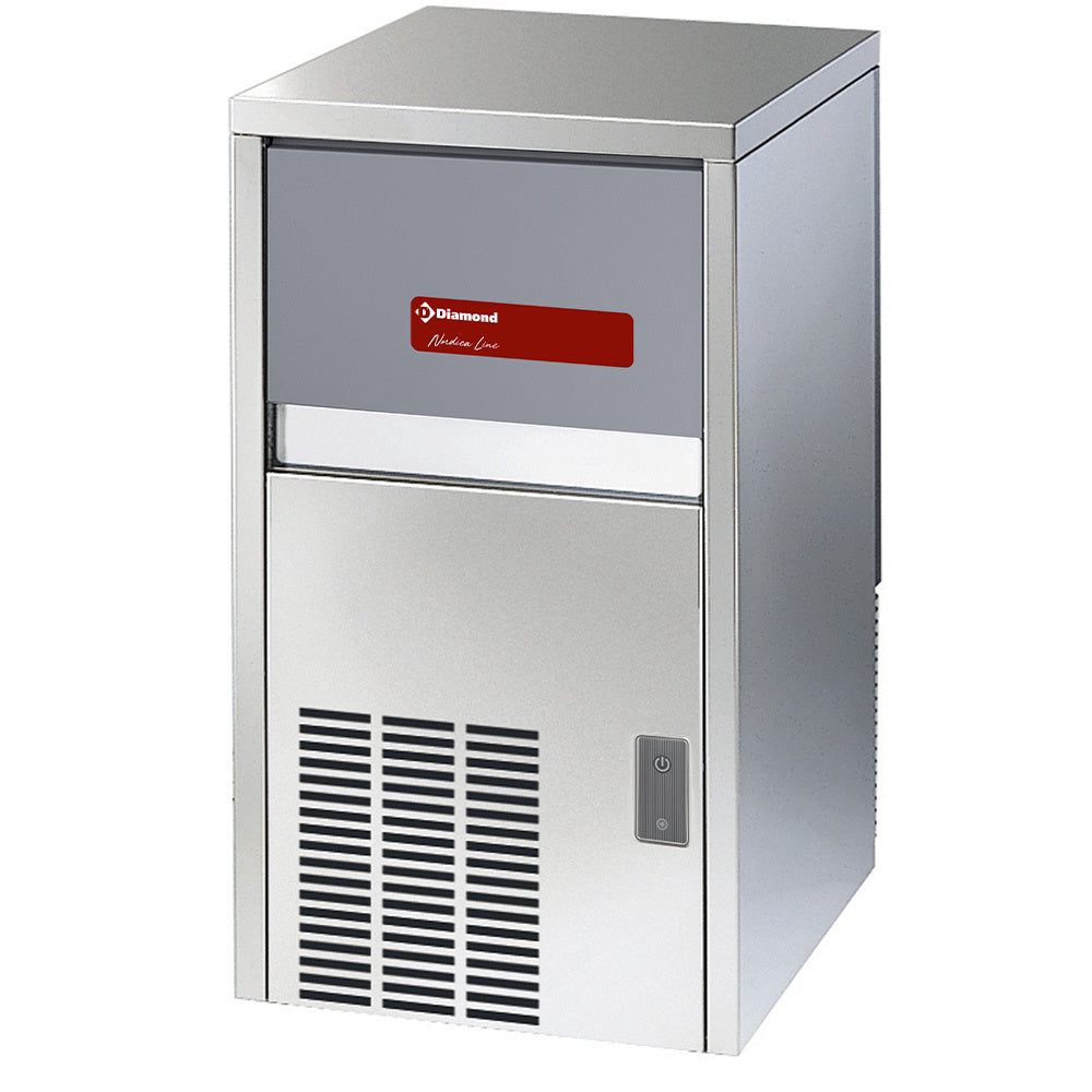 Hel isterningemaskine 29 kg, med opbevaring - VAND