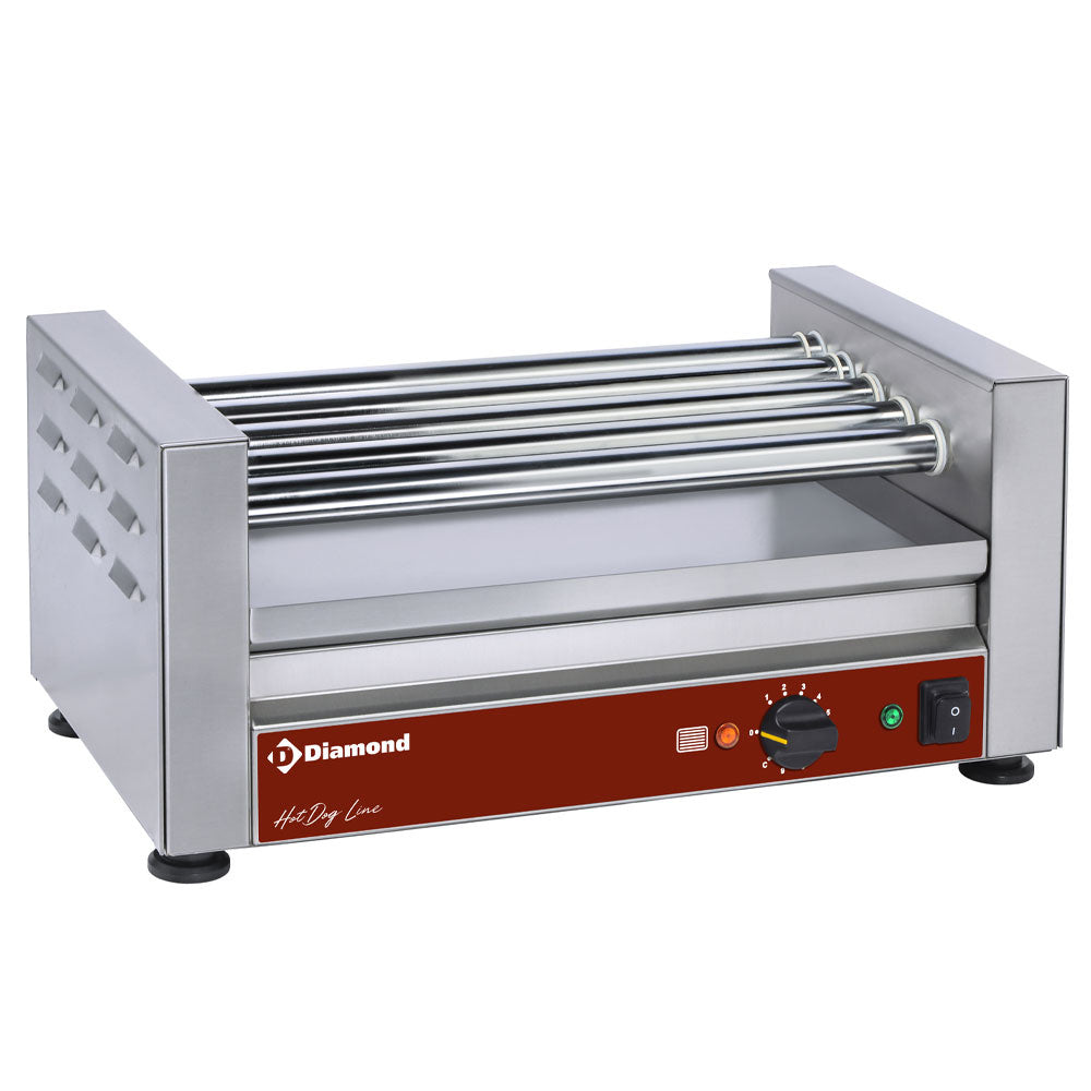 Sausaged grill electric, 5 rollers