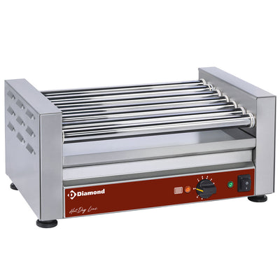 Sausages grill electric, 7 rollers