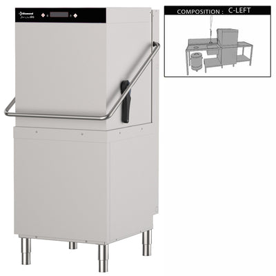 Hætteopvasker komplet, bestående af, 2530x812x1590 mm (DCS9/EV/C-S)