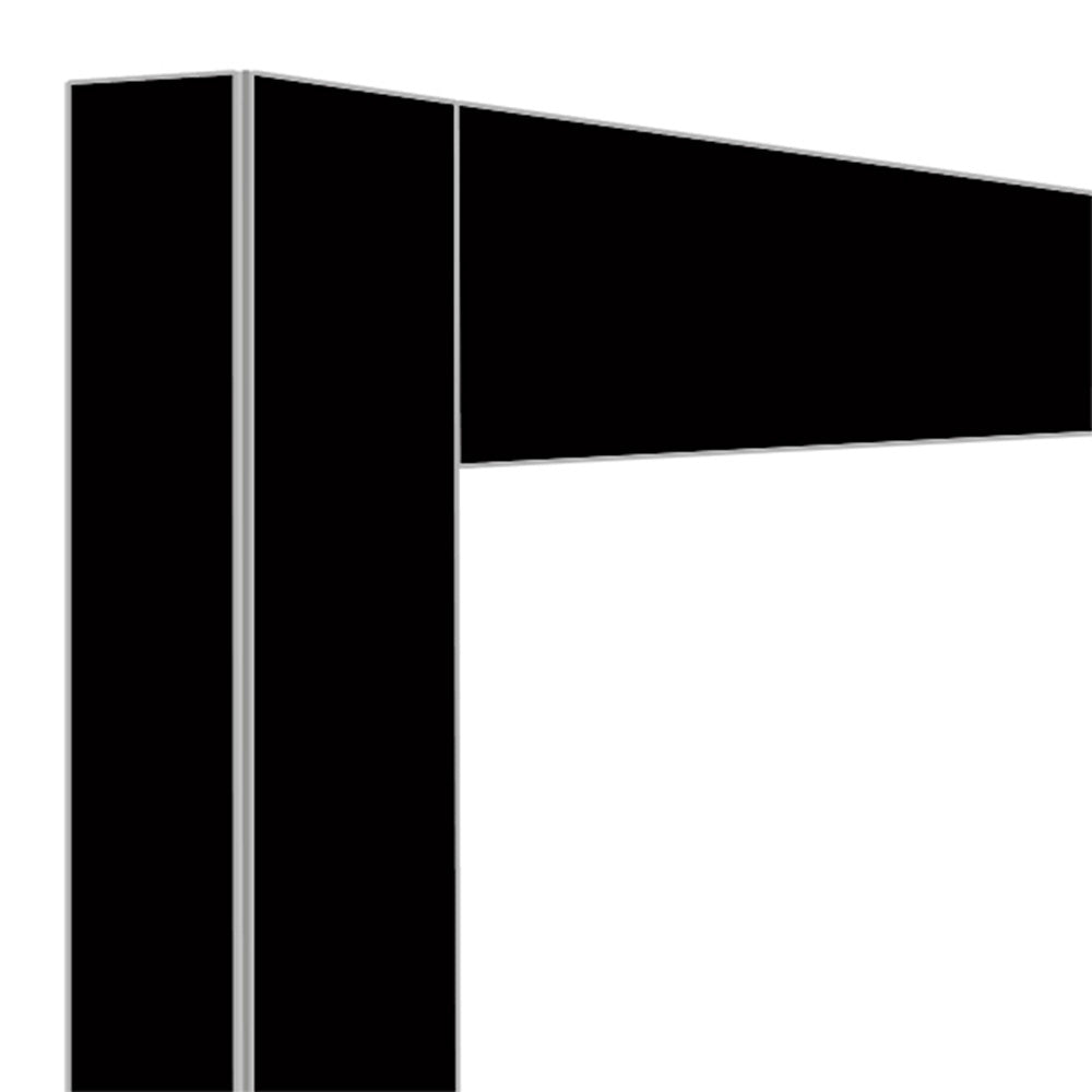 Deco junction 2x216Lt. black matt