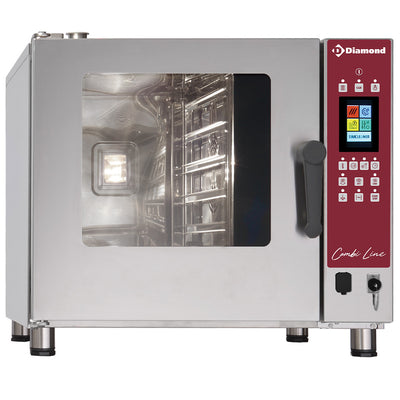 Elektrisk ovn, TOUCH SCREEN damp/konvektion, 5x GN 1/1 - SELVRENSENDE