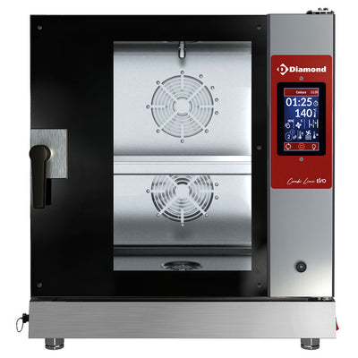 Electric oven, TOUCH SCREEN steam/convection, 7x GN 1/1 - AUTO-CLEANING