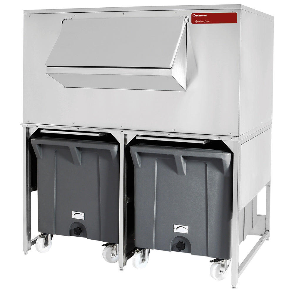 Storage baskets + trolleys 2x 108 kg