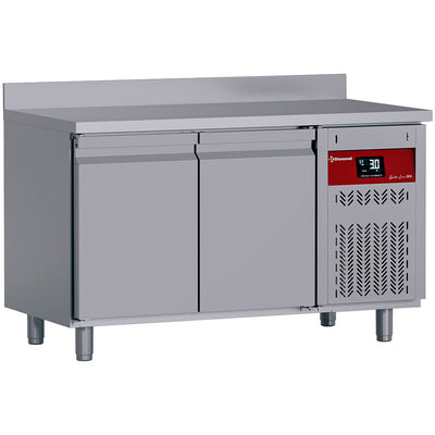 Vægmonteret ventileret køletabel, 2 døre GN 1/1, 260 liter