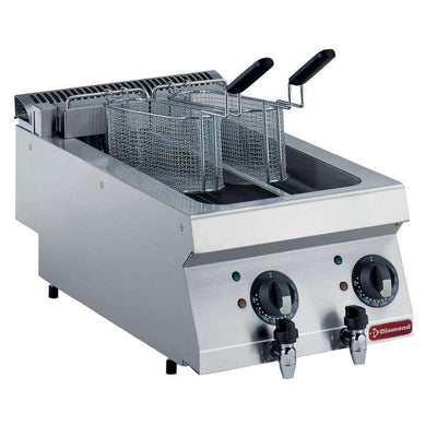 Elektrisk frituregryde 2 bassiner af 5 liter -TOP-