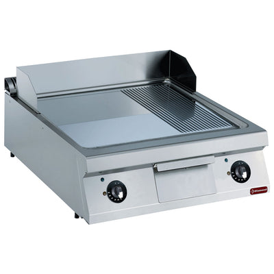 Elektrisk stegeplade, 2/3 flad og 1/3 ribbet -TOP-
