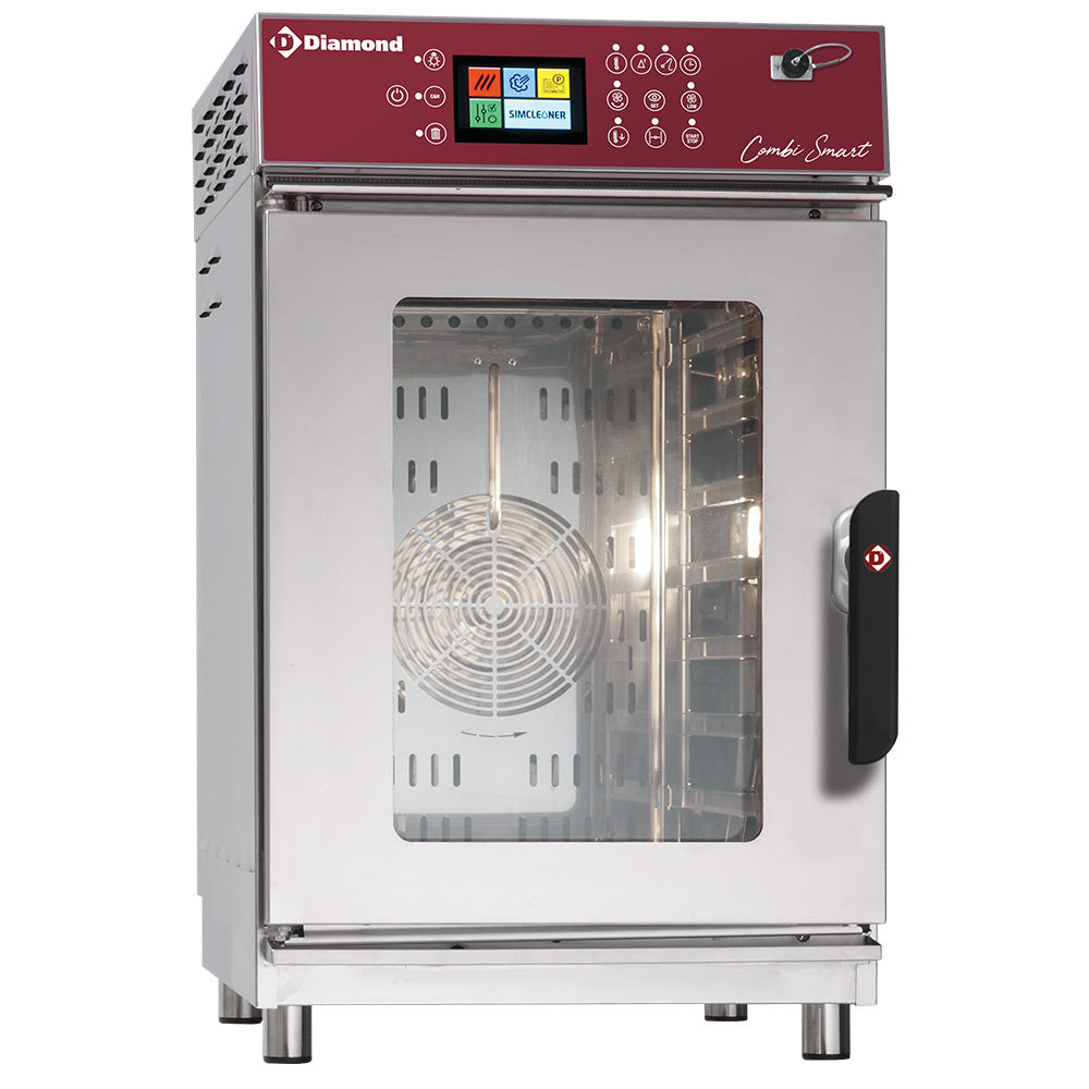 Elektrisk ovn, damp/konvektion, 7x GN1/1 Touch Screen + Selvrensende