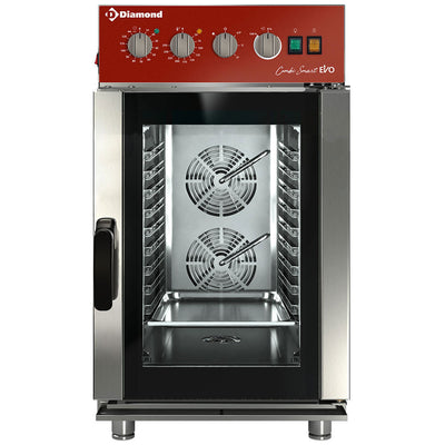 Electric oven, steam/convection, 10x GN1/1 mechanical, 519x879x943 mm