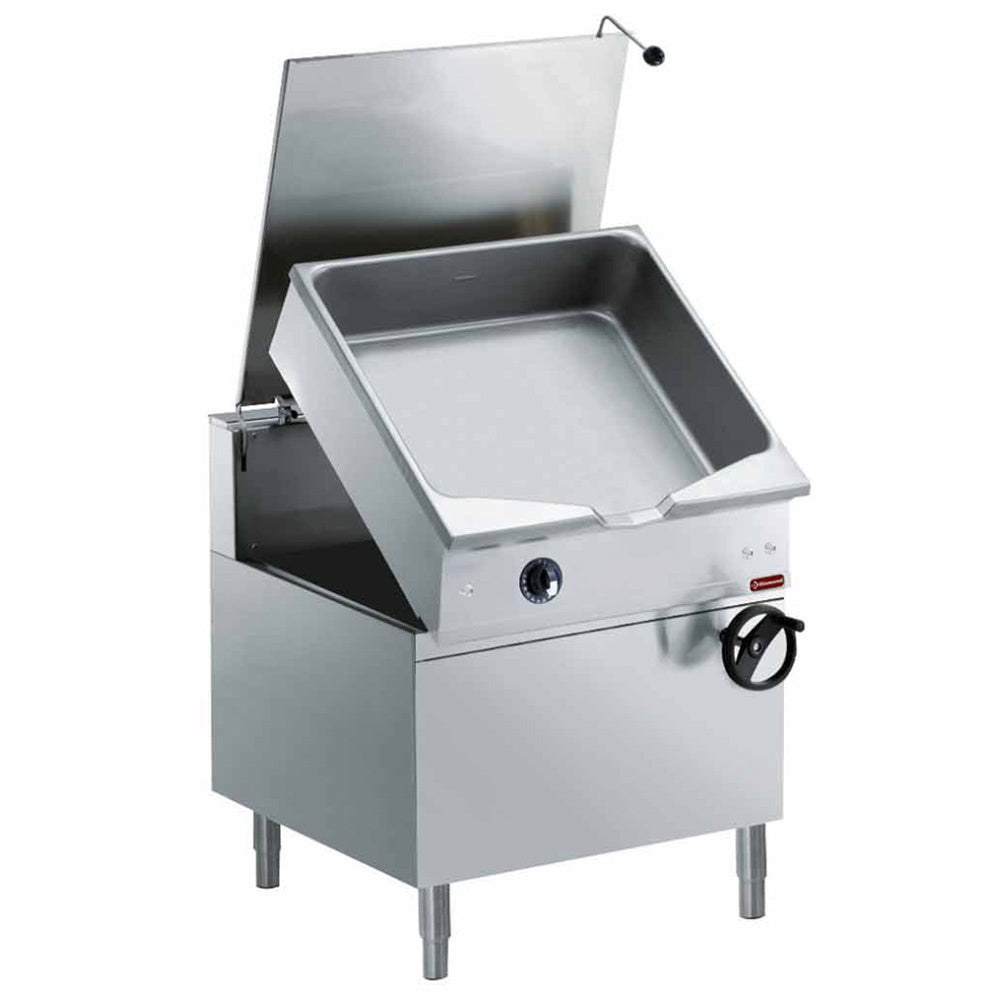 Autom. tumbling gas frying pan,