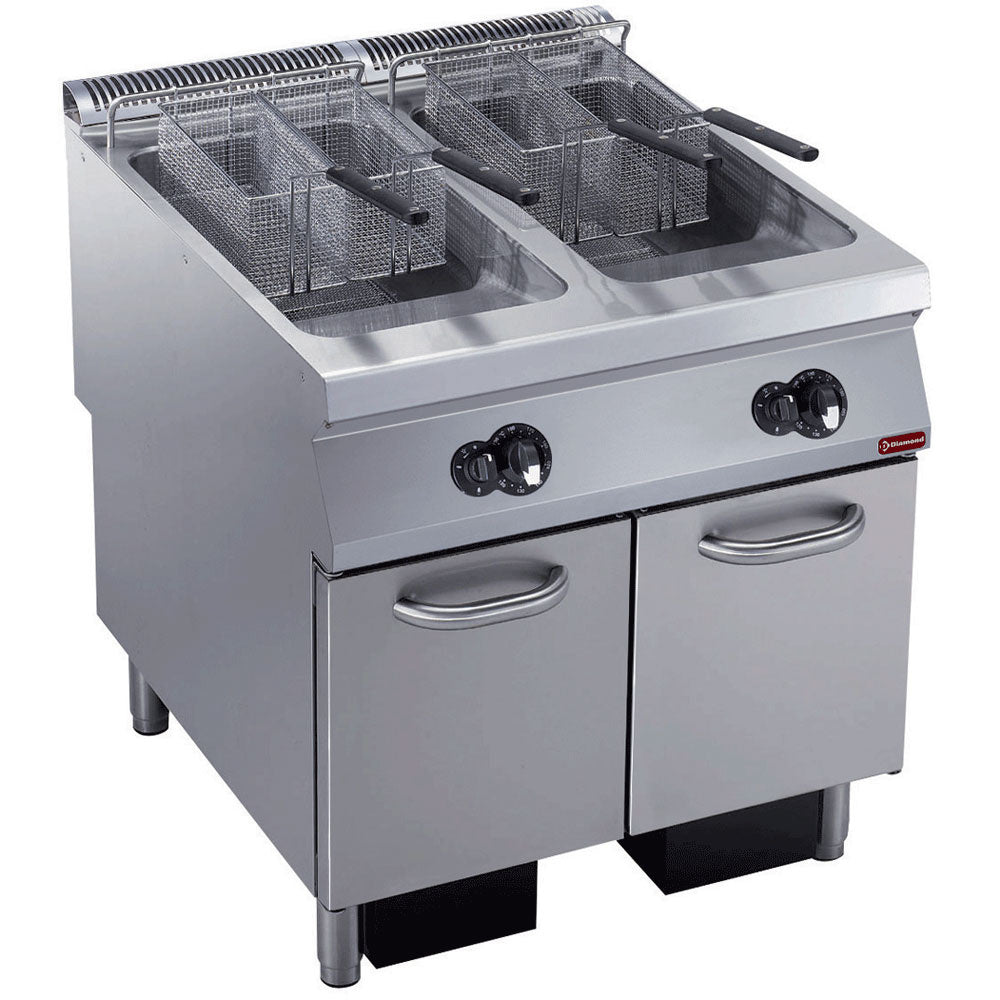 Gas fryer 2 basins