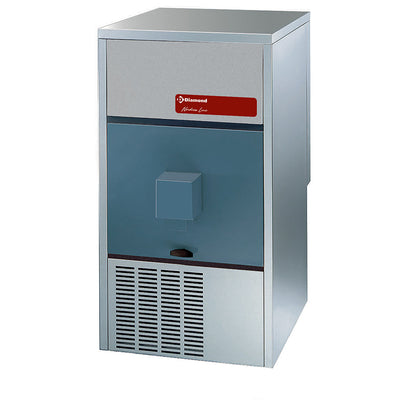 Hel isterningemaskine 42 kg, med distributor - LUFT, 500x630x920 mm (ICE42DISPA)