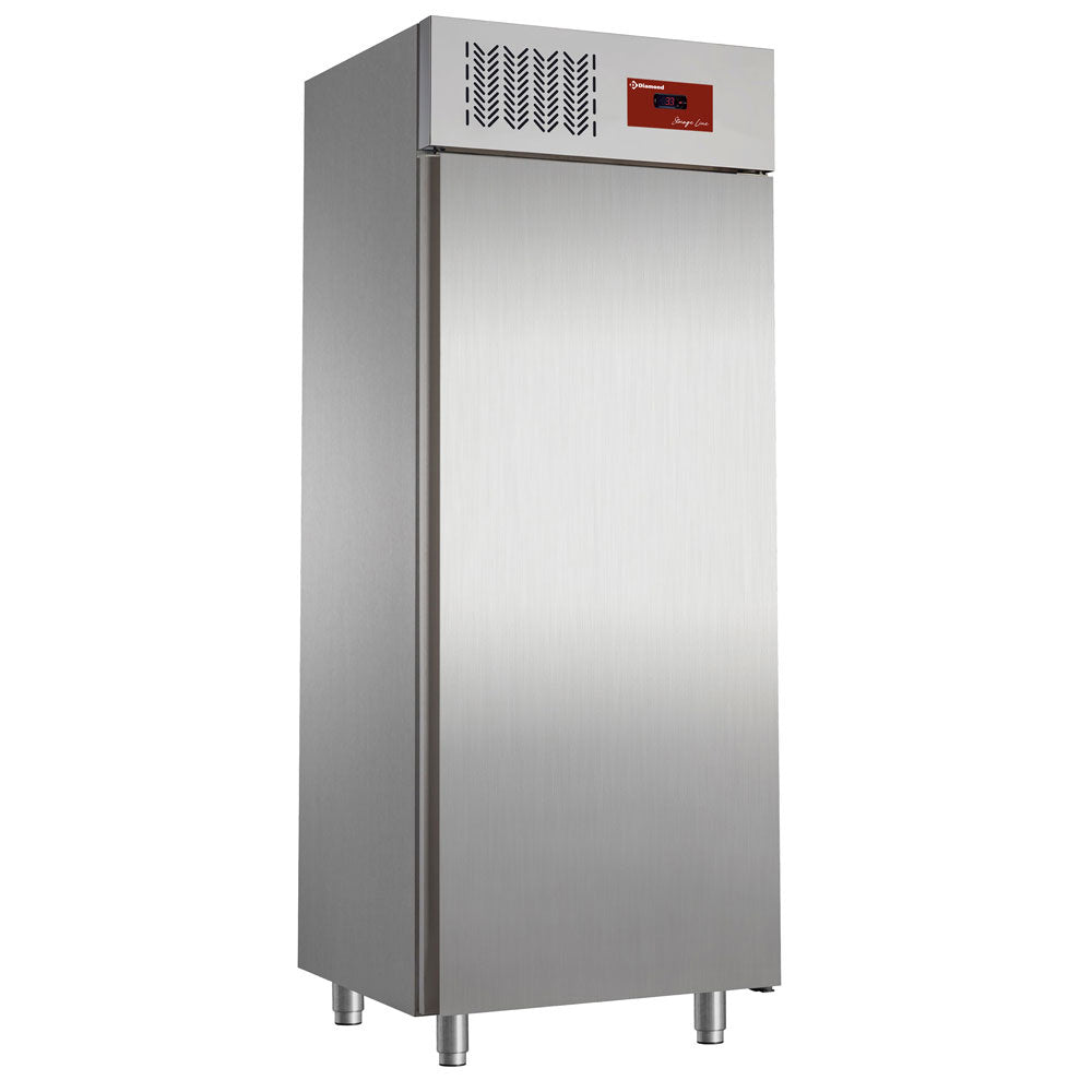 Køleskab 14x EN 600x400, ventileret (500 L) - Rustfrit stål