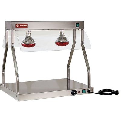 Opvarmningsbro og top, infrarøde lys (2x 250 W)