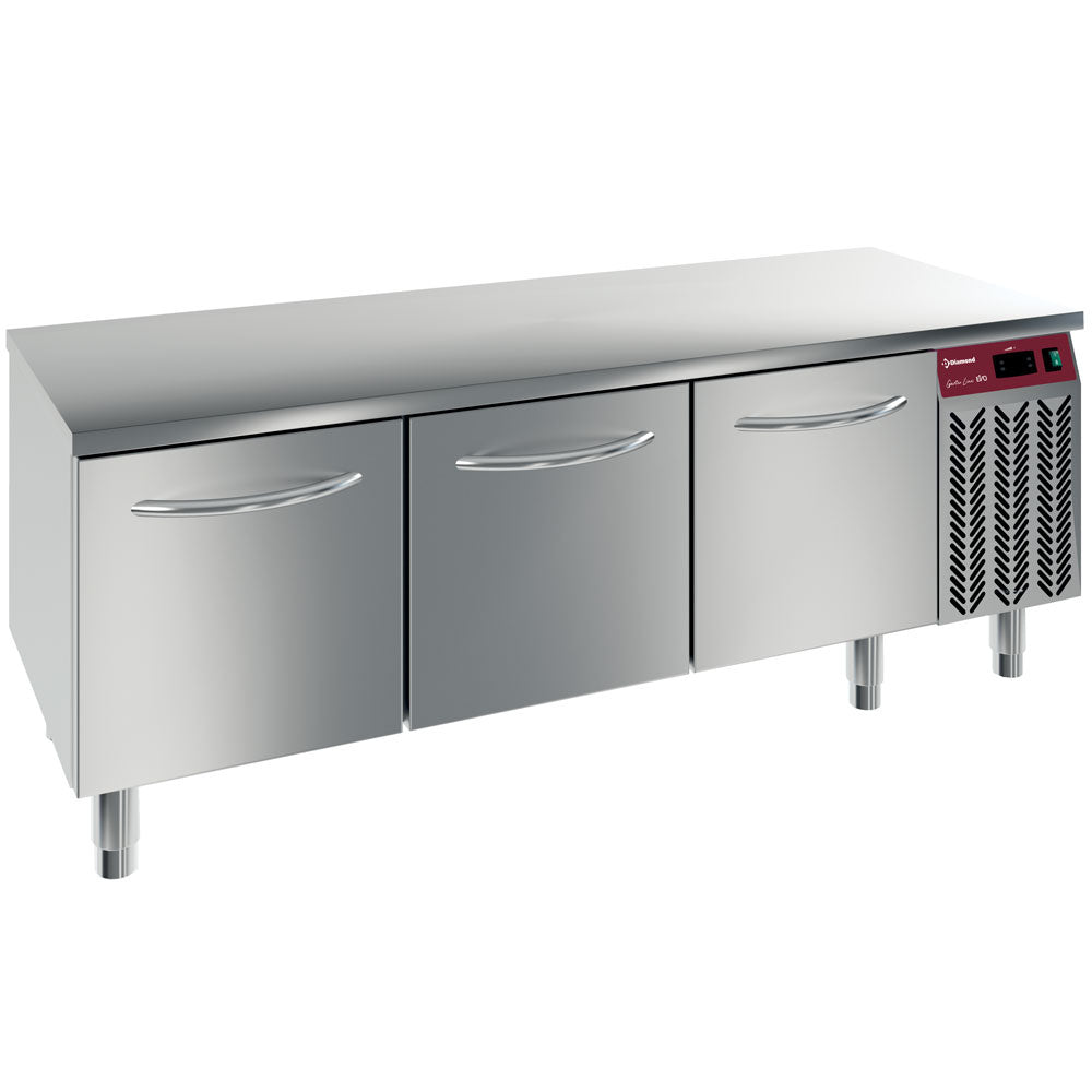 Refrigerated base, 3 drawers GN 1/2 + 1/3 h200 mm