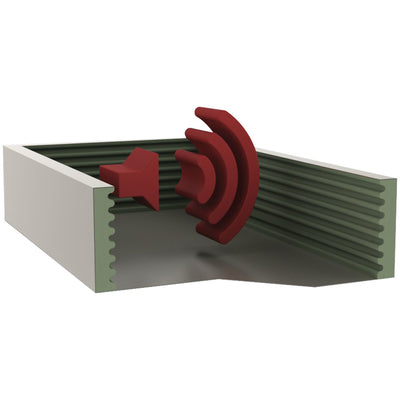 Option: Acoustic insulation zone compressor