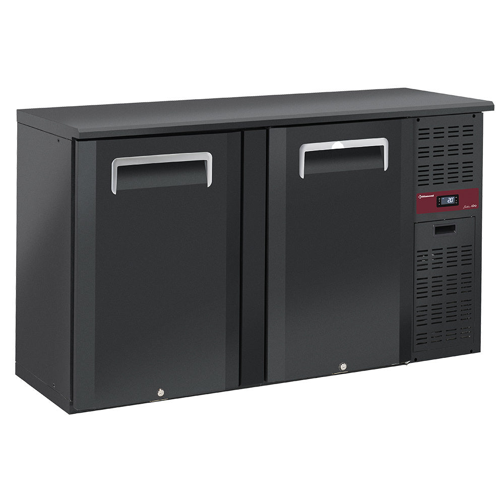Bottle cooler 2 doors, 320 liters, adjustable feet