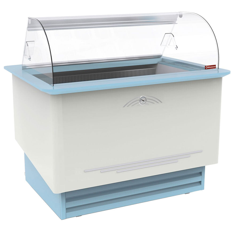 Isdisplay statisk, 10 bakker 5 l, med reserve