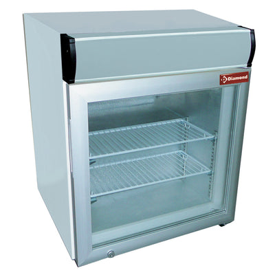 Displaybord model negativ T°, 50 liter, med lysboks