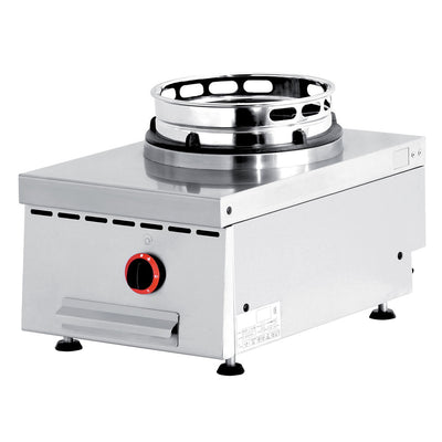 Tabletop gas wok burner, single burner (13 kW)