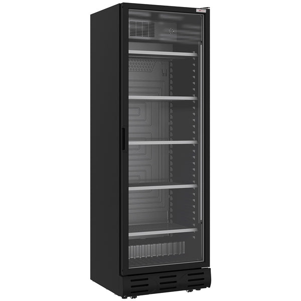 Ventilated display unit positive 382 liters BLACK