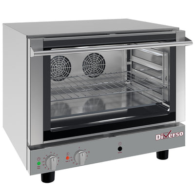 Electric convection oven, 4x 600x400 mm + manual humidifier