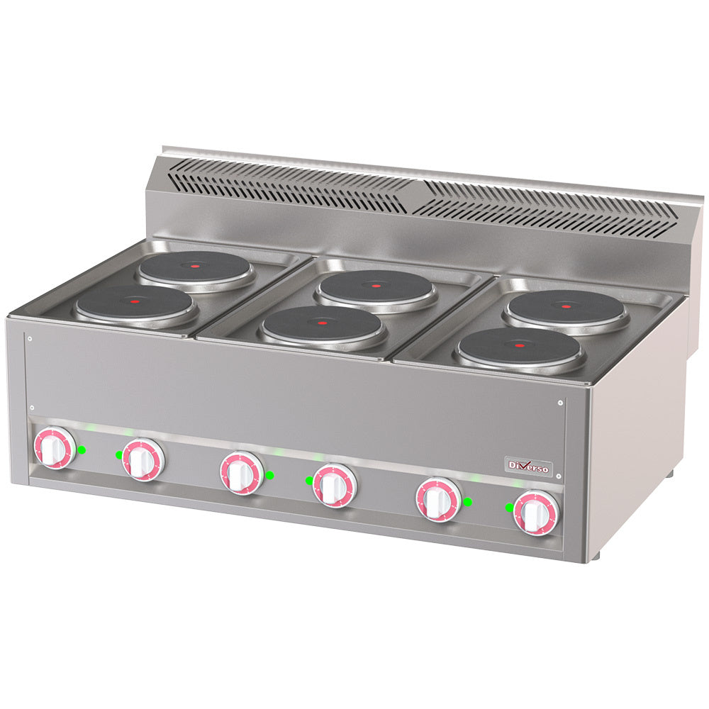 Electric range 6 plates, -Top-