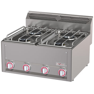 Gas cooker 4 burners, -Top-