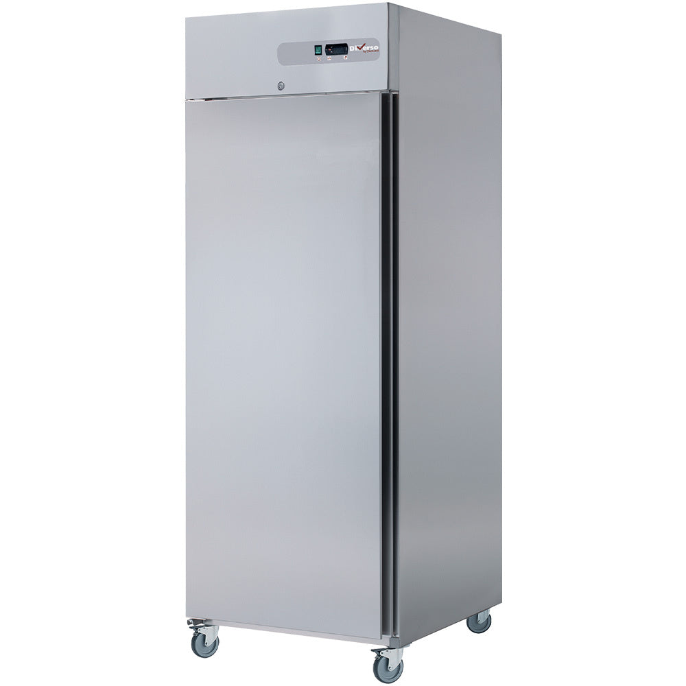 Ventileret køleskab 700 liter 1 dør GN 2/1, på hjul