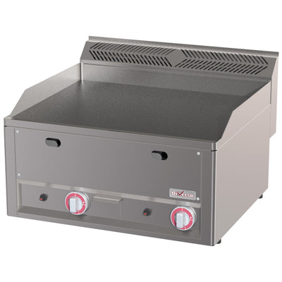 Dobbelt gas flad stegeplade -Top-