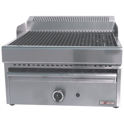 Gas dampgrill med grillrist i støbejern -Top-