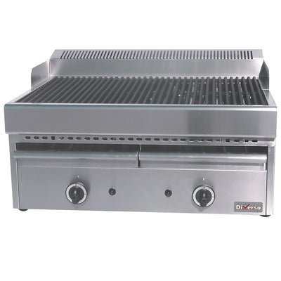 Gas dampgrill med grillrist i støbejern -Top-
