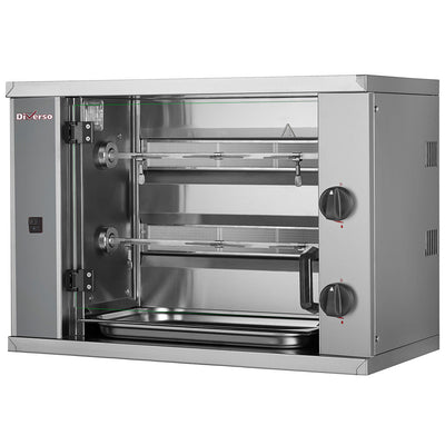 Gas chicken roaster, 2 spits (6 chickens) SMALL