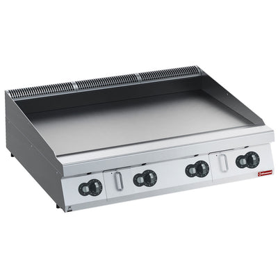 Flad elektrisk stegeplade HP, nitro krom -TOP-