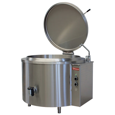 Electric boiling pan 300 liters, indirect heating