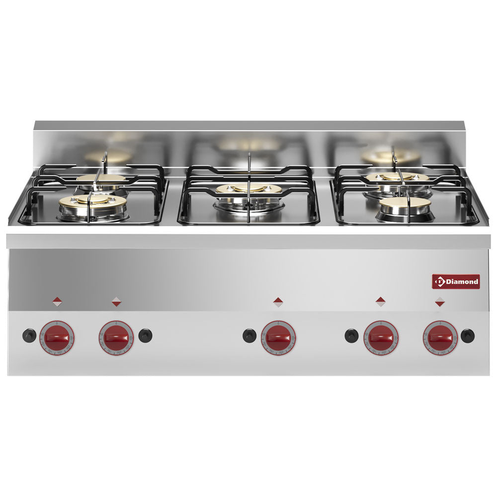 Gas cooker 5 burners -Top-