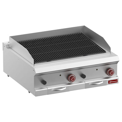 Lavastone grill, modul 1/1, rist i støbejern "double sided"-Top-