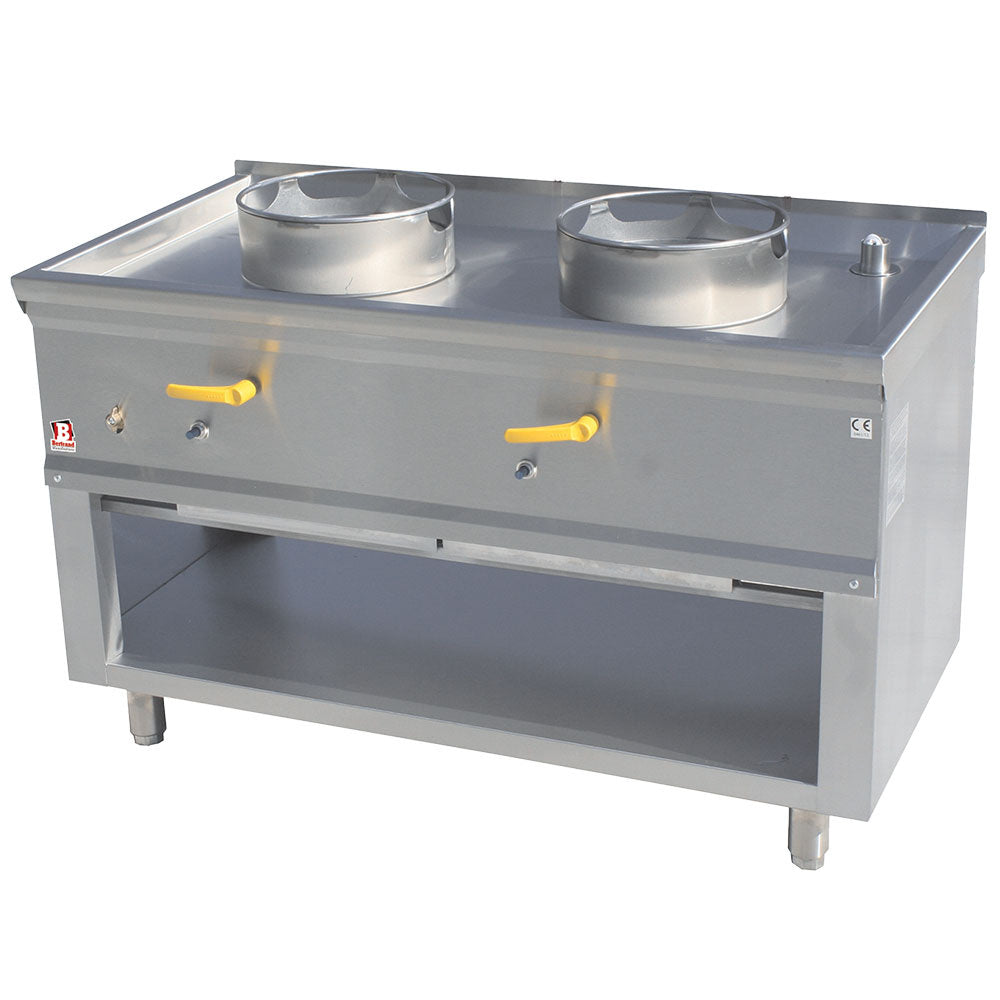 Wok stove 2 burners