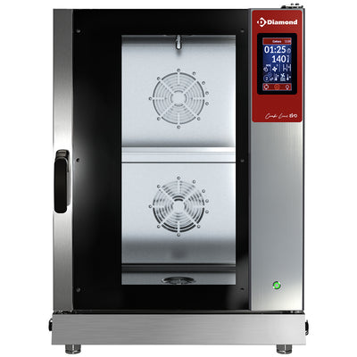 Elektrisk ovn TOUCH SCREEN damp/konvektion, 10x GN 1/1 - SELVRENSENDE