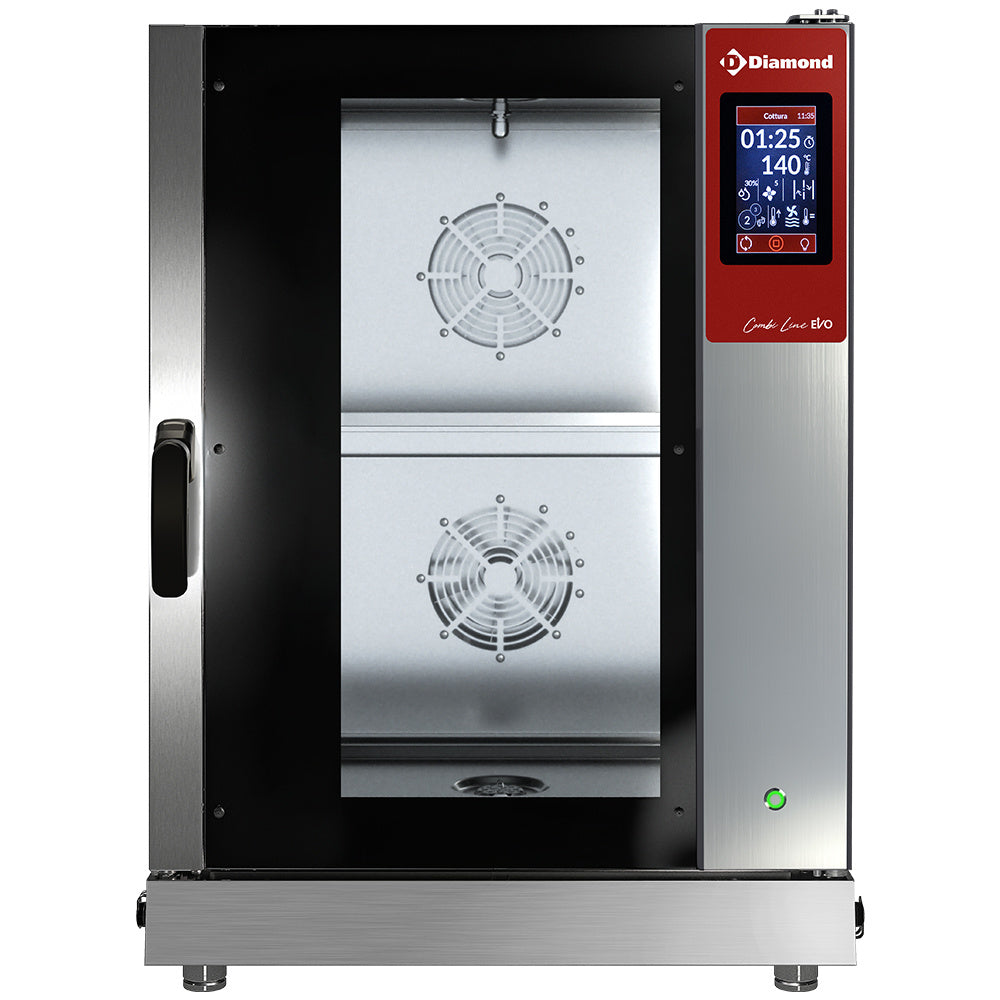 Elektrisk ovn TOUCH SCREEN damp/konvektion, 10x GN 1/1 - SELVRENSENDE