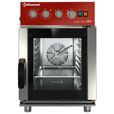 Electric oven, steam/convection, 6x GN1/1 mechanical
