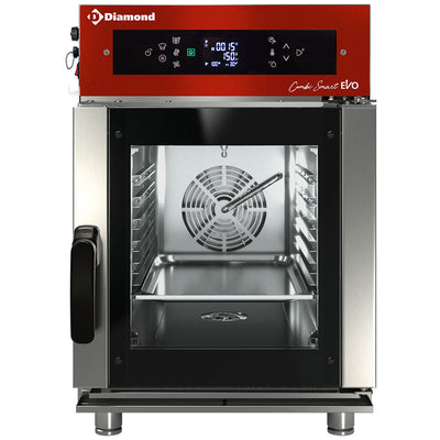 Electric oven, steam/convection, 6x GN1/1 Touch/Digit + Auto-Cleaning