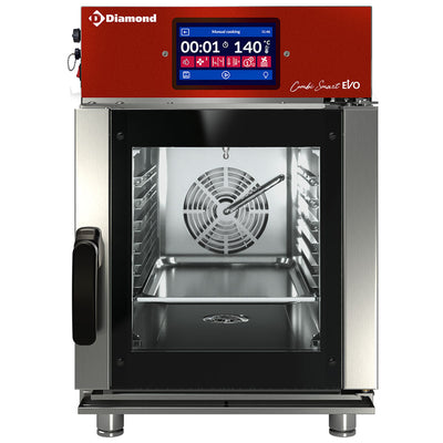 Electric oven, steam/convection, 6x GN1/1 Touch Screen + Auto-Cleaning