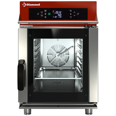 Electric oven, steam/convection, 6x GN2/3 Touch/Digit + Auto-Cleaning