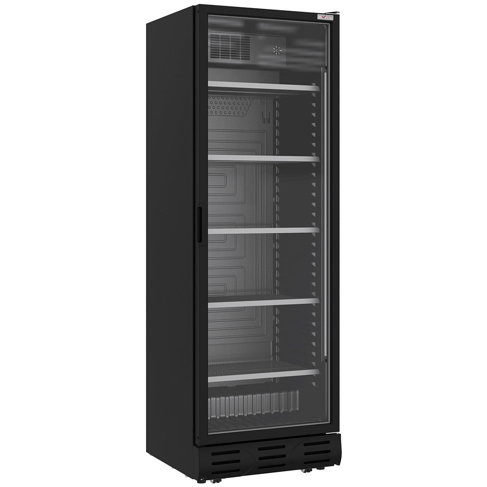 Ventilated display unit positive 382 liters BLACK