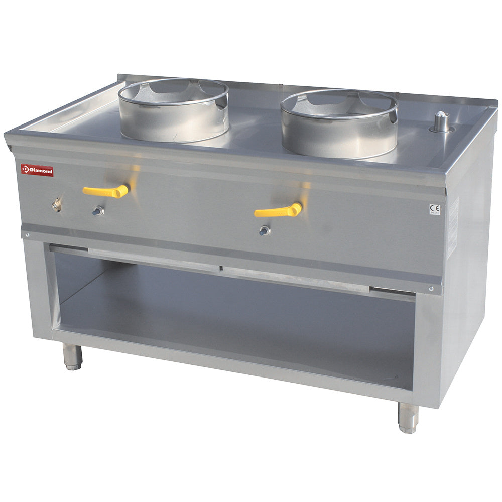 Wok stove 2 burners