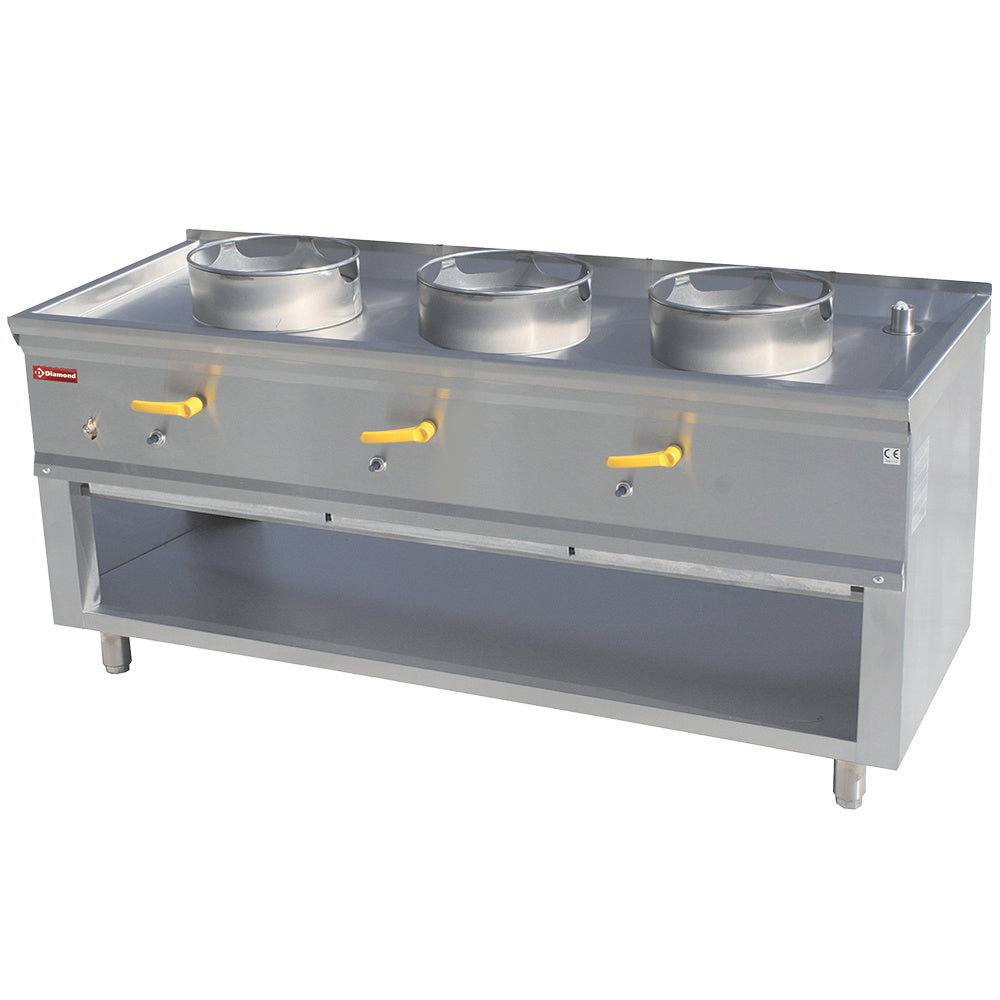 Wok stove 3 burners