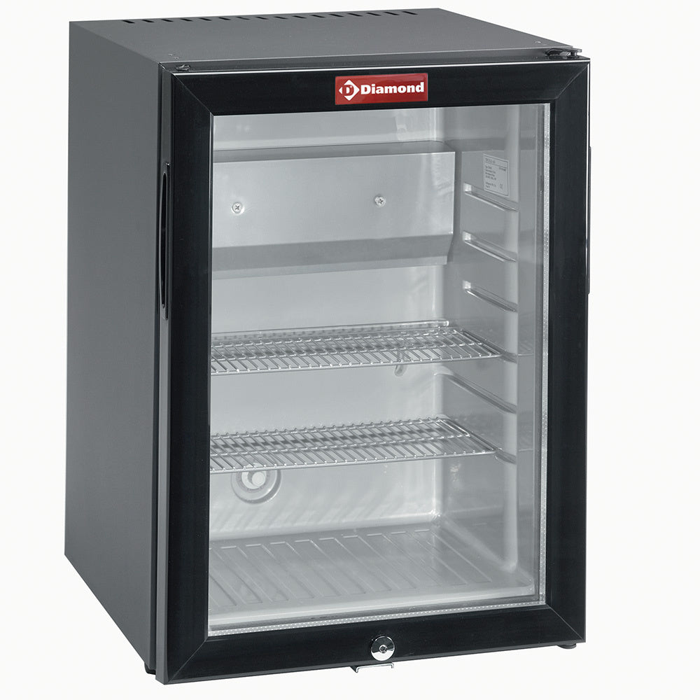 Minibar med glasdør, 42 liter