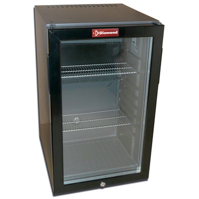 Minibar med glasdør, 52 liter